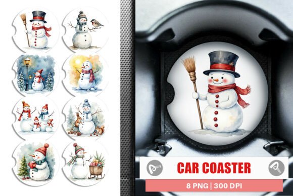 Download Car Coaster Frosty Friends - Premium Bundle