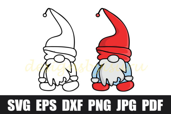 Download Summer Gnomes Outline &amp; Color Image - Color image Collection