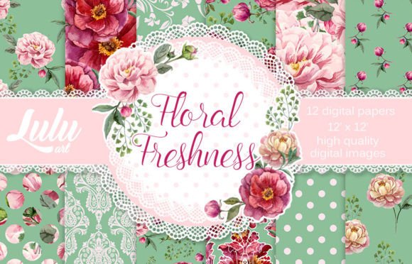 Download Floral Freshness Patterns - Freshness Collection