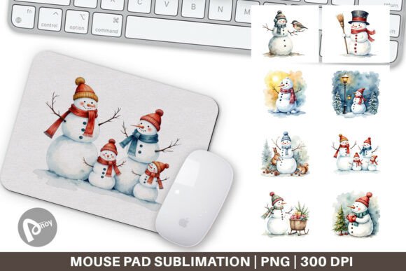 Download Mouse Pad Frosty Friends - Premium Resources