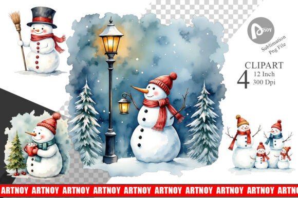 Download Frosty Friends Clipart - Premium Bundle