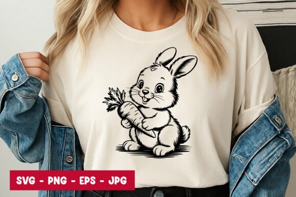 Download Baby Bunny Cute Cartoon Animal SVG PNG - Cartoon animal Collection