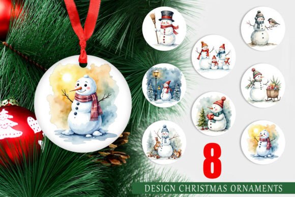 Download Ornament Frosty Friends - Premium Resources