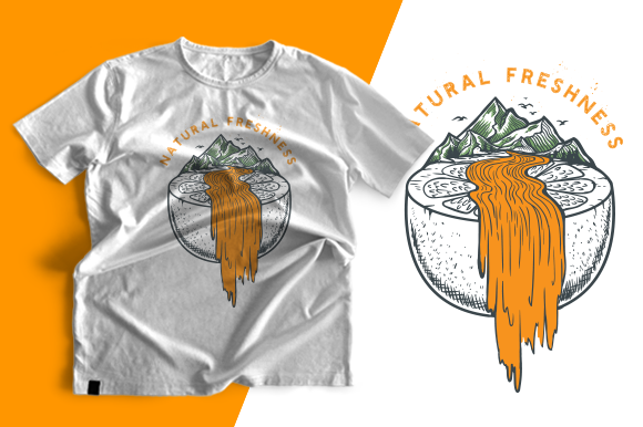 Download T-shirt Design - Natural Freshness - Freshness Collection